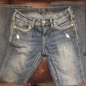 Silver Aiko 29/33 Blue Jeans